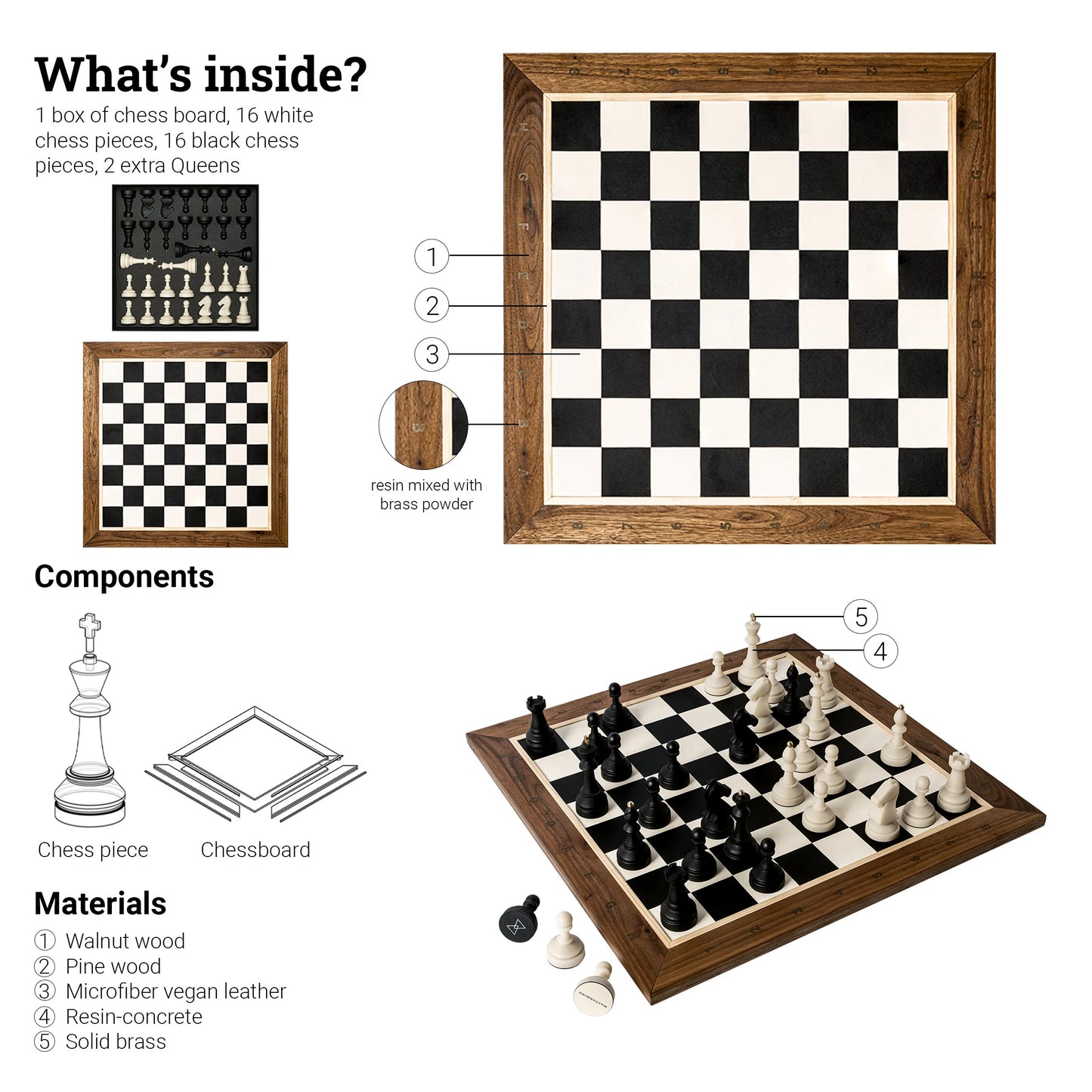 The Polychrome Edition Chess Set