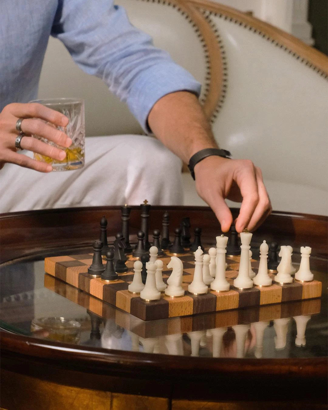 The Nomad Portable Chess Set