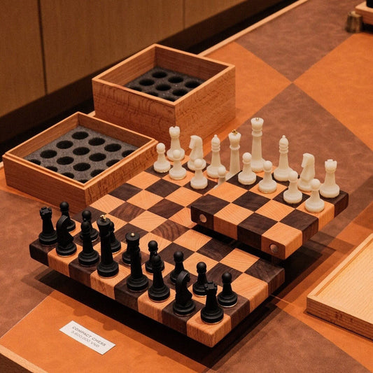 The Nomad Portable Chess Set